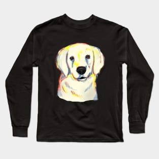 Golden Retriever Color- Art Watercolor Gift Long Sleeve T-Shirt